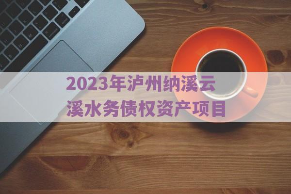 2023年泸州纳溪云溪水务债权资产项目