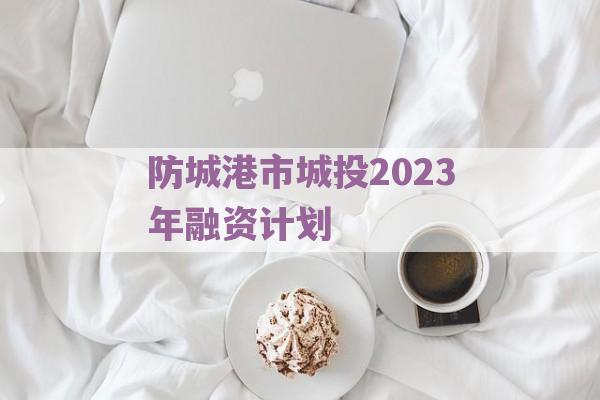 防城港市城投2023年融资计划