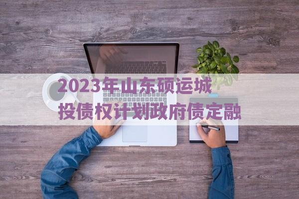 2023年山东硕运城投债权计划政府债定融