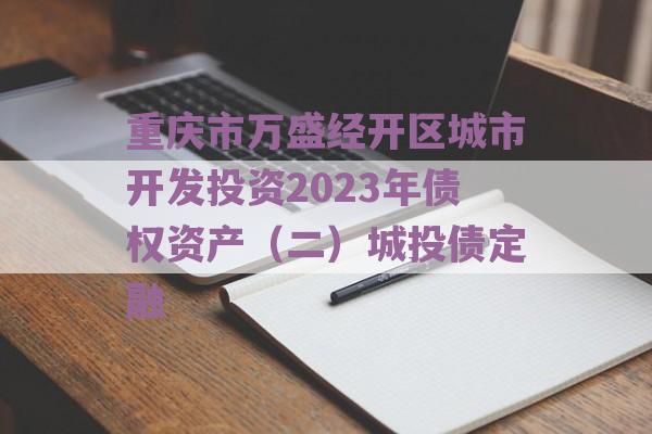 重庆市万盛经开区城市开发投资2023年债权资产（二）城投债定融