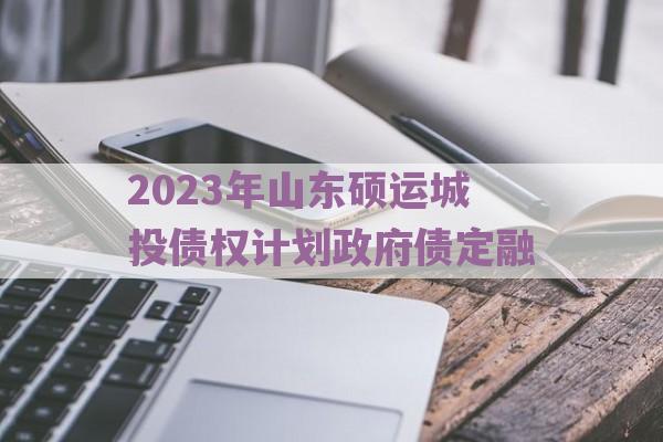 2023年山东硕运城投债权计划政府债定融