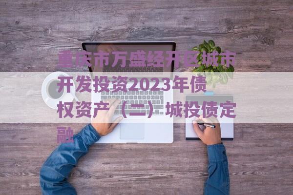 重庆市万盛经开区城市开发投资2023年债权资产（二）城投债定融