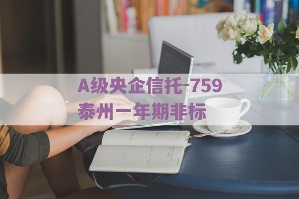 A级央企信托-759泰州一年期非标