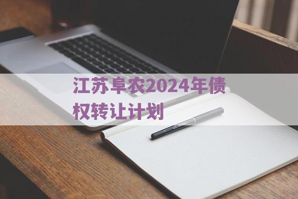 江苏阜农2024年债权转让计划