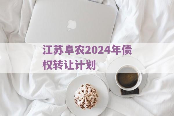 江苏阜农2024年债权转让计划