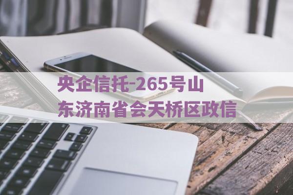 央企信托-265号山东济南省会天桥区政信