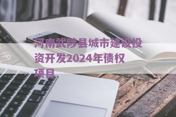 河南武陟县城市建设投资开发2024年债权项目