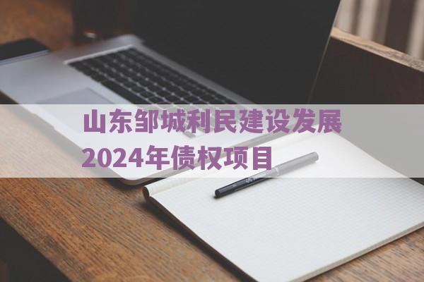 山东邹城利民建设发展2024年债权项目